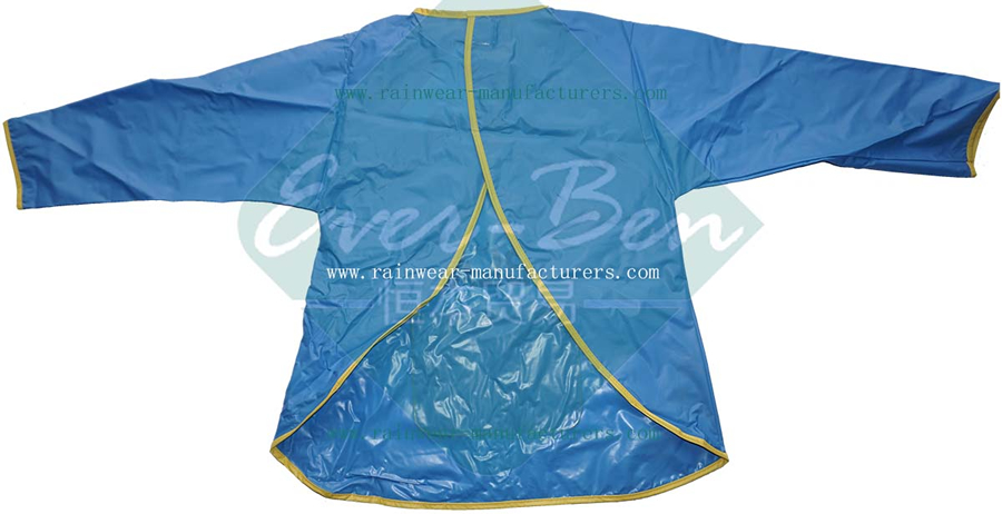 Blue PVC personalised childrens apron